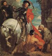 St Martin Dividing his Cloak Anthony Van Dyck